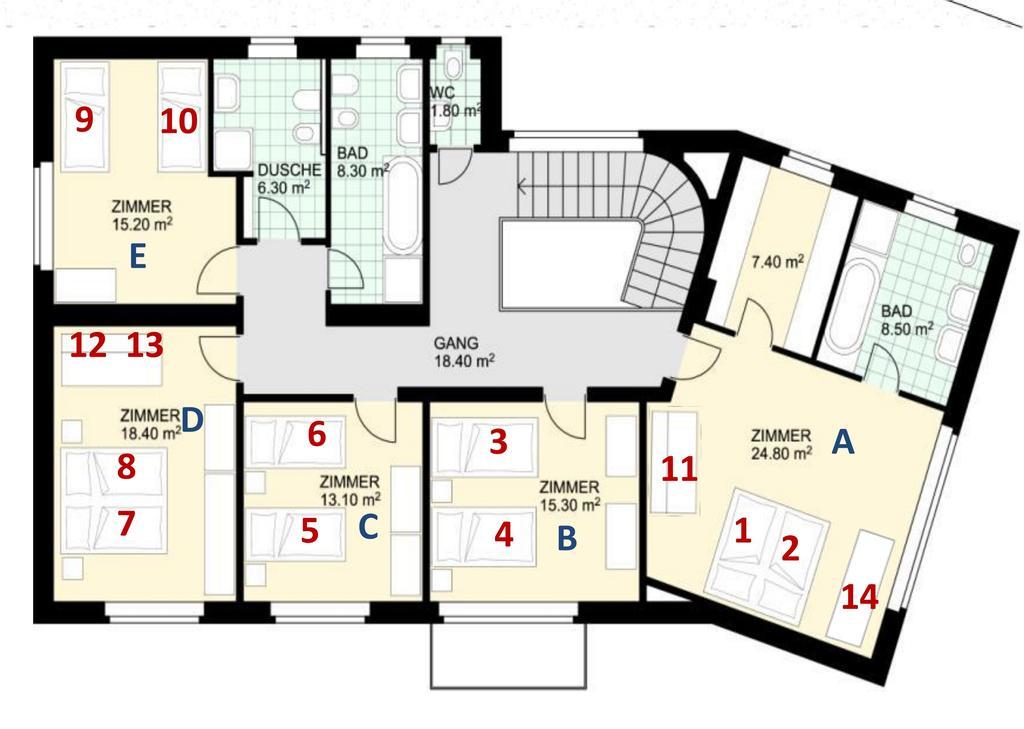 Villa Vastle St. Ulrich in Gröden Zimmer foto
